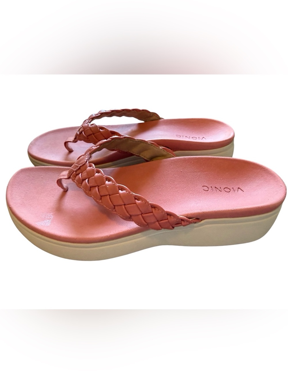 Vionic Womens Kenji T-Strap Sandals Size 10
